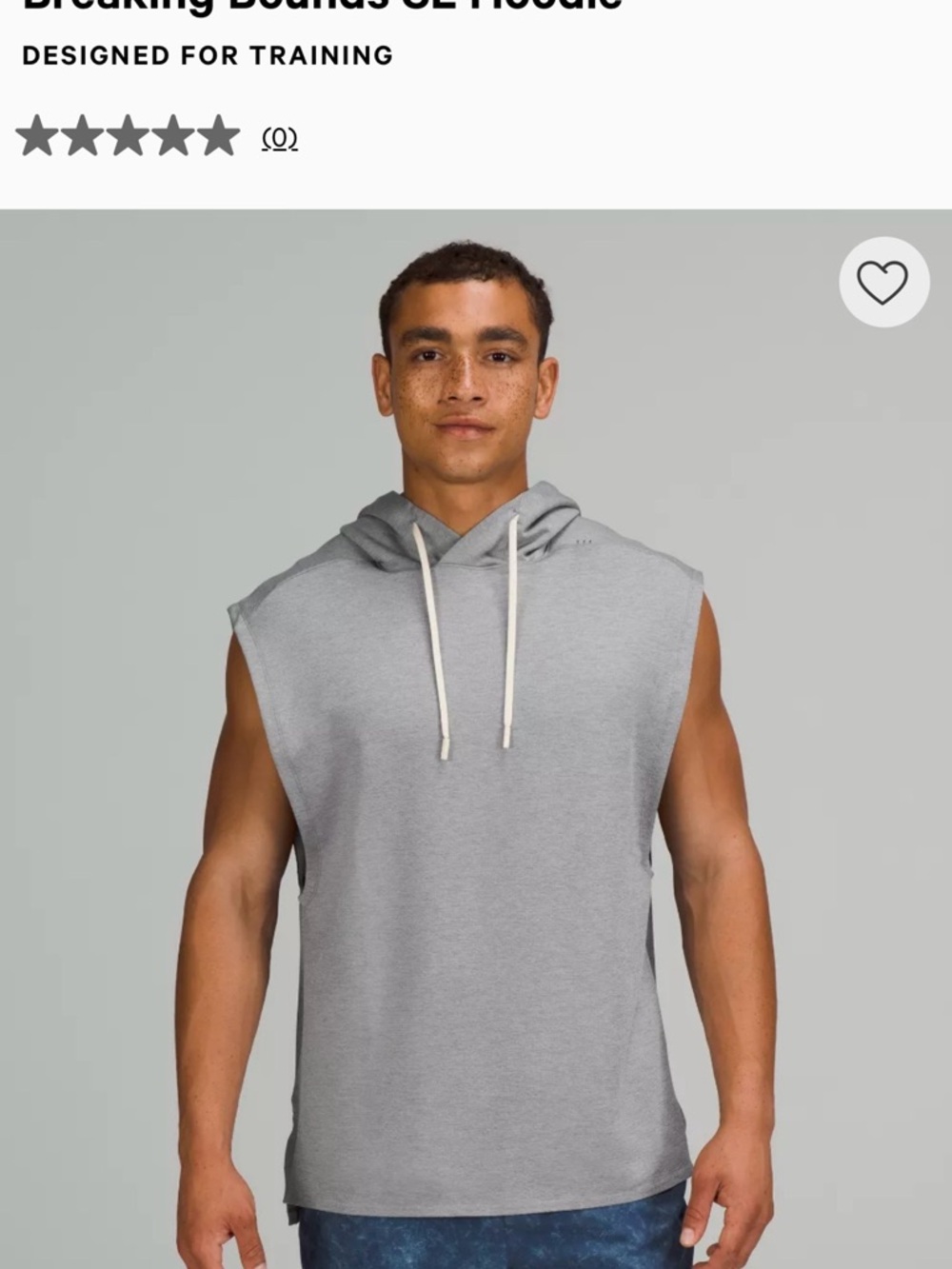 Men's Breaking Bounds SL Hoodie - Light Gray